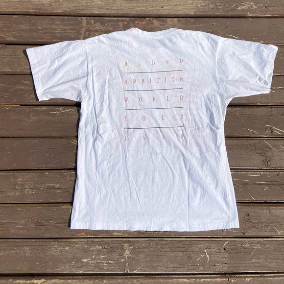 Vintage 1990 Madonna Blonde Ambition Concert Tour Tee Shirt - Picture 2 of 6